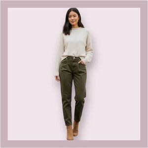 MNG Mango High Waist Pleated Denim Jeans